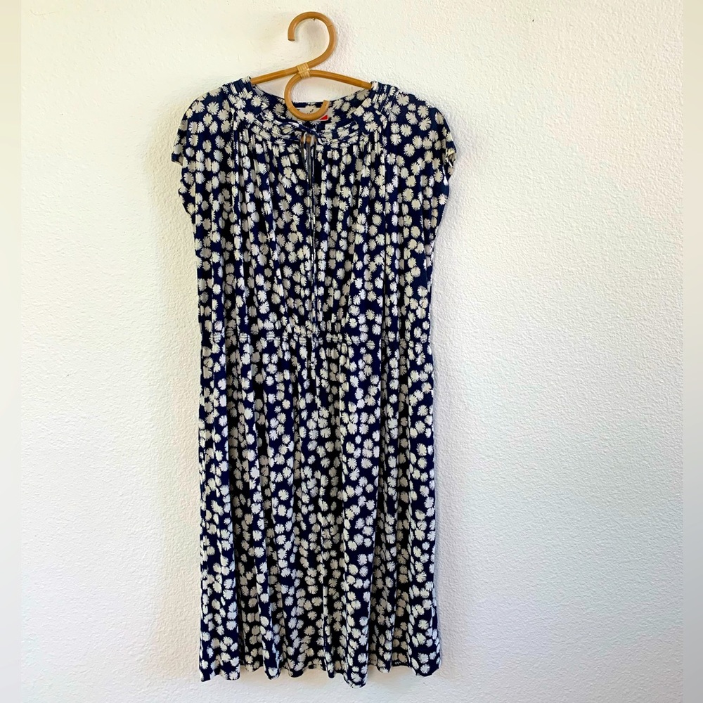 Vintage French Parisian Lightweight Summer Everyday Dress Size Euro 44 = US XXL